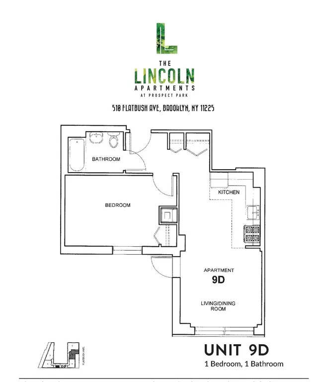 510 Flatbush Avenue, PH-D | floorplan | View 12