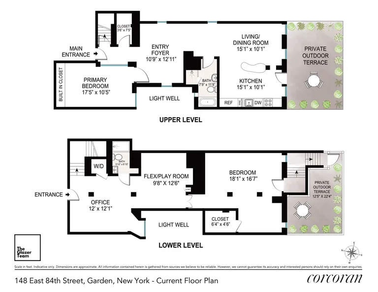 148 East 84th Street, Garden | floorplan | View 18