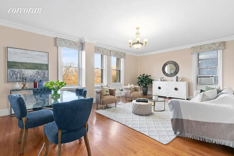 New York City Real Estate | View 440 Riverside Drive, 23 | 2 Beds, 1 Bath | View 1