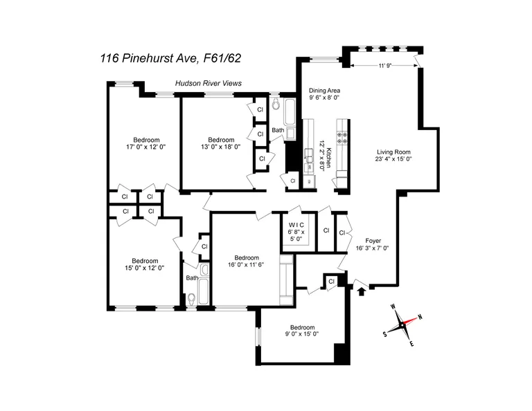 116 Pinehurst Avenue, F61/62 | floorplan | View 18