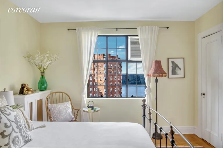 New York City Real Estate | View 116 Pinehurst Avenue, F61/62 | Water view from primary bedroom. | View 10