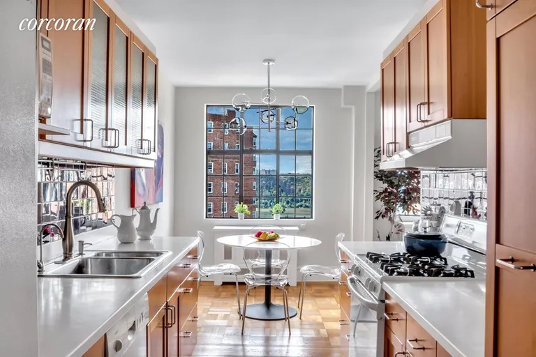 New York City Real Estate | View 116 Pinehurst Avenue, F61/62 | Updated kitchen with water view | View 7