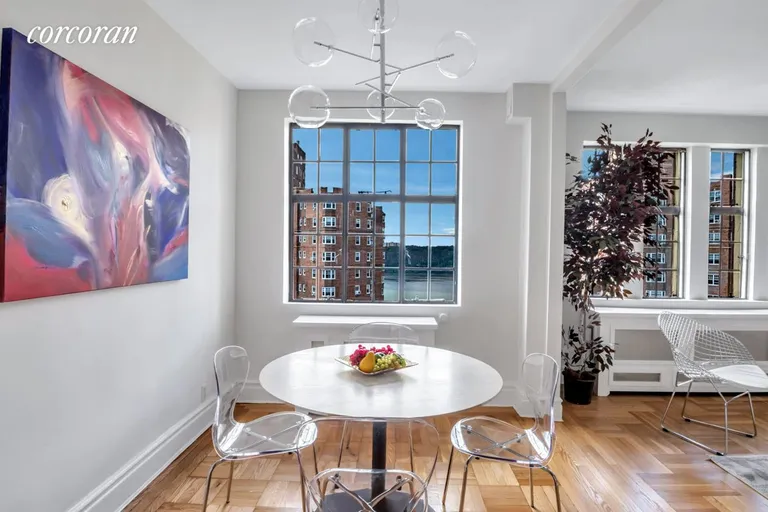 New York City Real Estate | View 116 Pinehurst Avenue, F61/62 | Dining area with water view | View 8