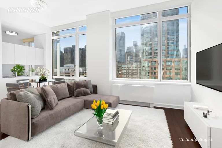 New York City Real Estate | View 100 Riverside Boulevard, 14-U | 1 Bed, 1 Bath | View 1
