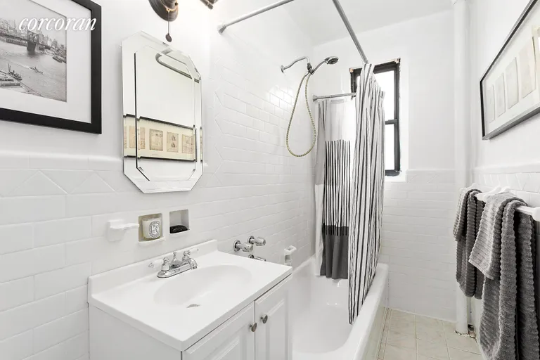 New York City Real Estate | View 45 Martense Street, 5J | Sparklin Bathroom  | View 6