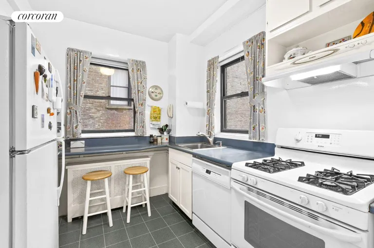 New York City Real Estate | View 49 East 96th Street, 3A | Kitchen with cross ventilation and good light | View 6