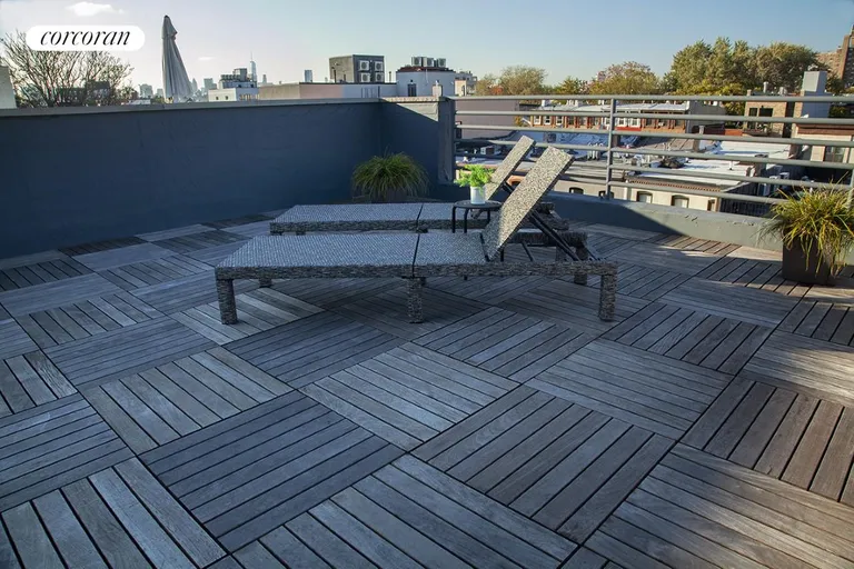 New York City Real Estate | View 821 DeKalb Avenue, 3 | Private roof deck | View 10
