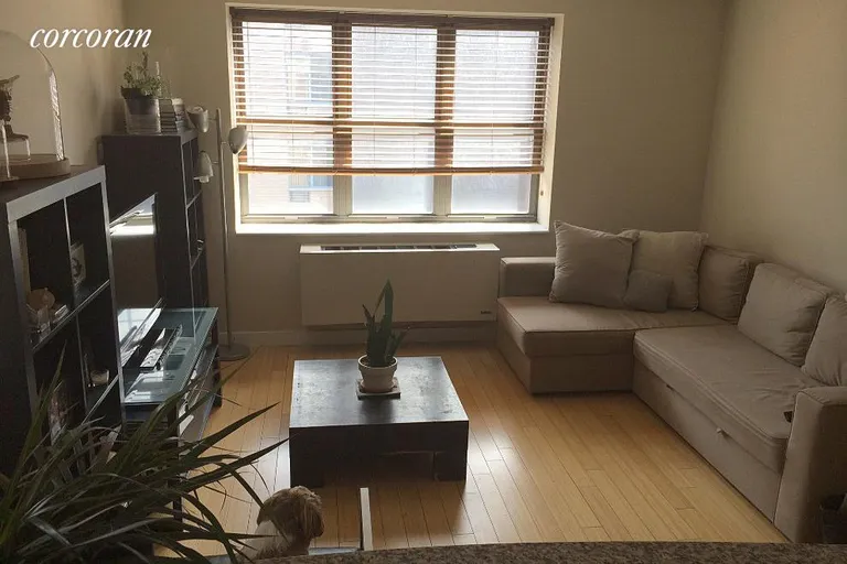 New York City Real Estate | View 516 West 47th Street, S6M | Bright Living Room | View 2