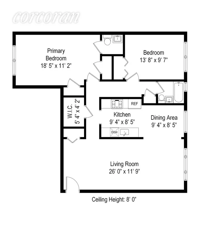 New York City Real Estate | View 30 Bay 29th Street, 4R | Floor Plan | View 8