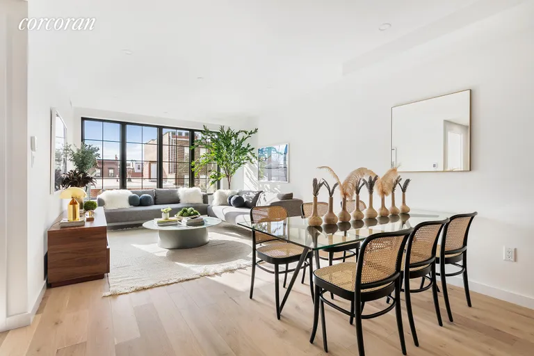 New York City Real Estate | View 356 Baltic Street, 4B | Dining & Living Room | View 3
