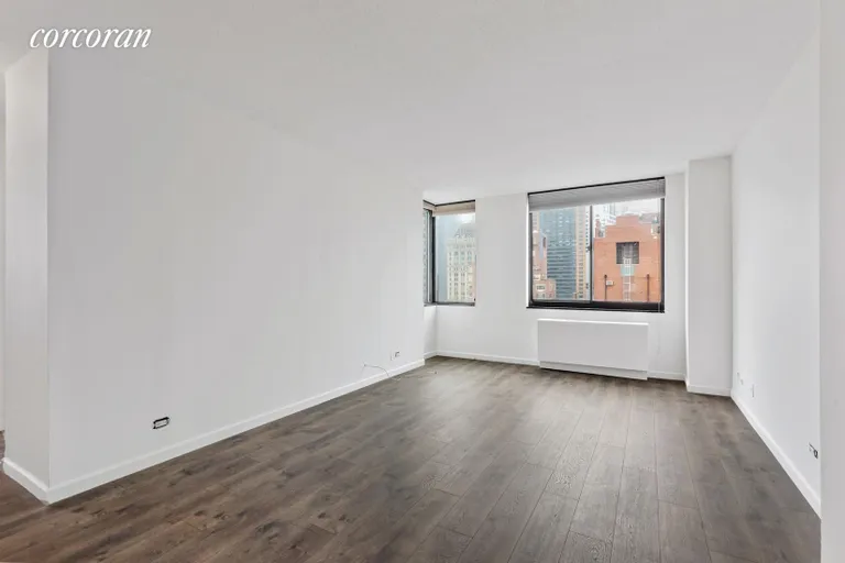 New York City Real Estate | View 377 Rector Place, 18D | 2 Beds, 1 Bath | View 1