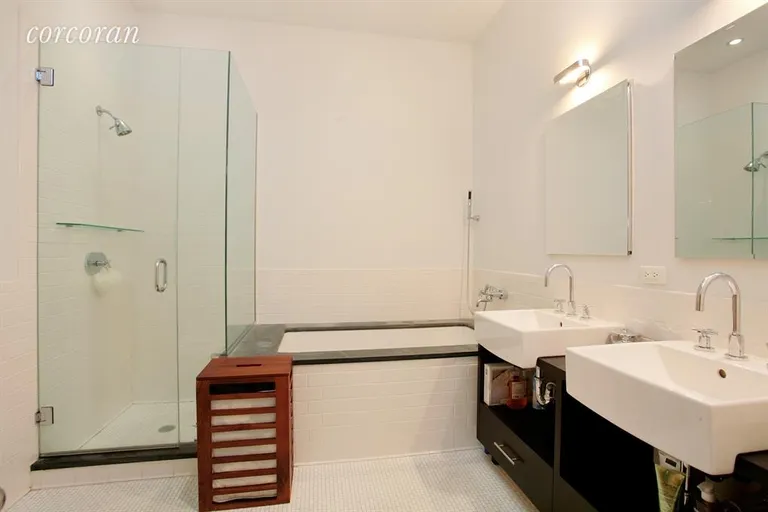 New York City Real Estate | View 110 Livingston Street, 6A | Master Bathroom | View 4