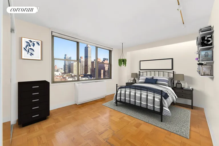 New York City Real Estate | View 301 East 79th Street, 12E | King Size Bedroom | View 4
