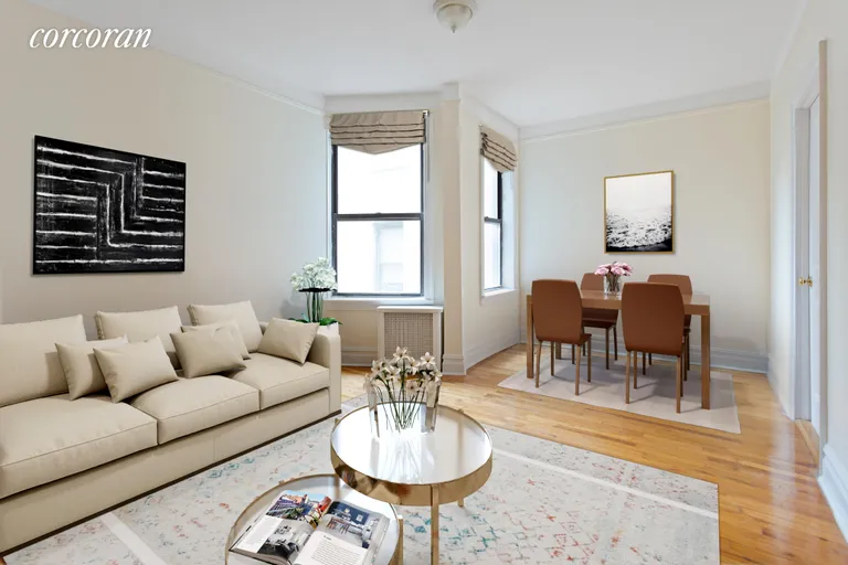 New York City Real Estate | View 67 West 107th Street, 12 | 2 Beds, 1 Bath | View 1