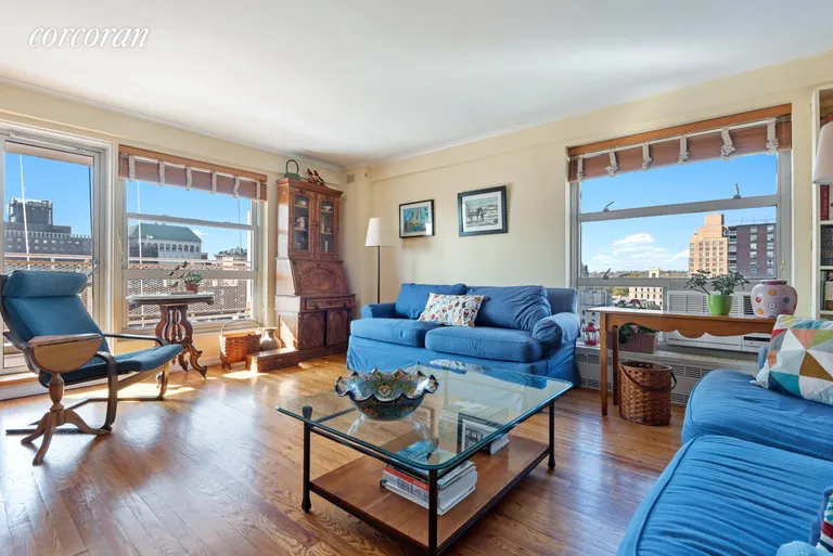 New York City Real Estate | View 501 West 123rd Street, 17G | 2 Beds, 1 Bath | View 1