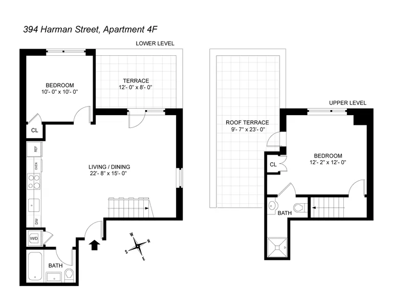 394 Harman Street, 4F | floorplan | View 5