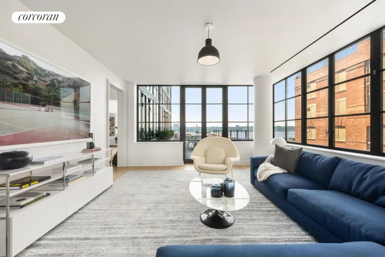 New York City Real Estate | View 550 West 29th Street, PHB | Living Room | View 7