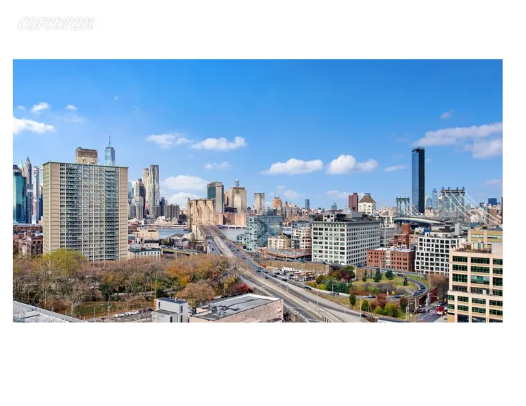 New York City Real Estate | View 175 Adams Street, 16H | 1 Bed, 1 Bath | View 1