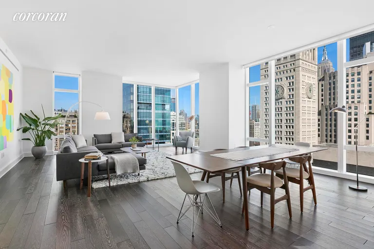 New York City Real Estate | View 45 East 22nd Street, 29A | 2 Beds, 2 Baths | View 1