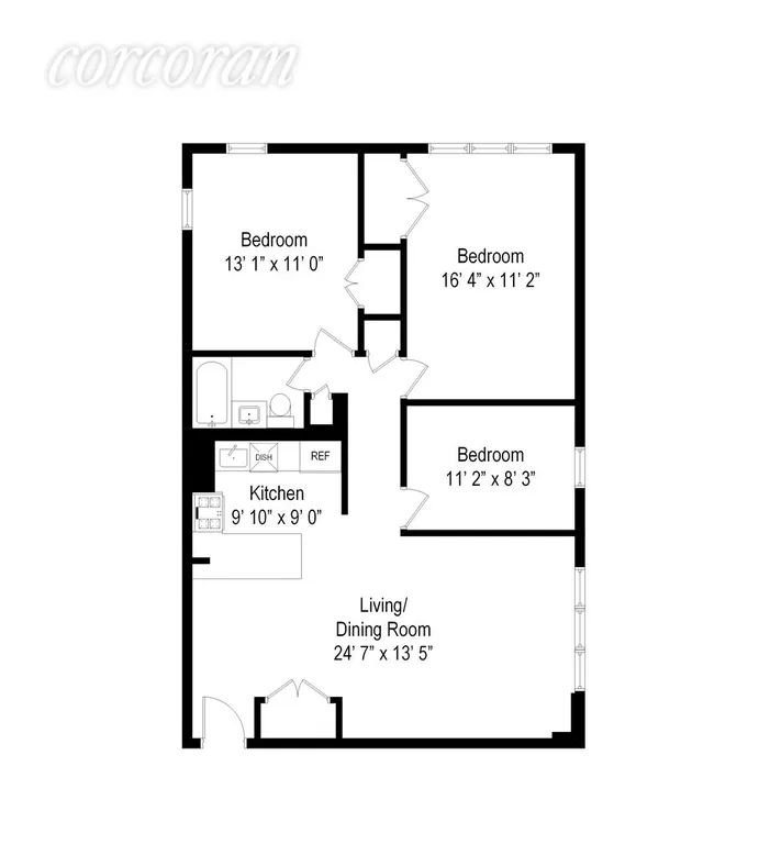 New York City Real Estate | View 1530 East 8th Street, 6c | Floor Plan | View 12