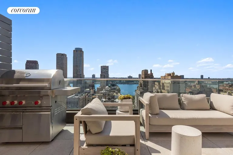 New York City Real Estate | View 214 West 72Nd Street, FLOOR18 | Amenity Roof Terrace & Barbecue | View 15