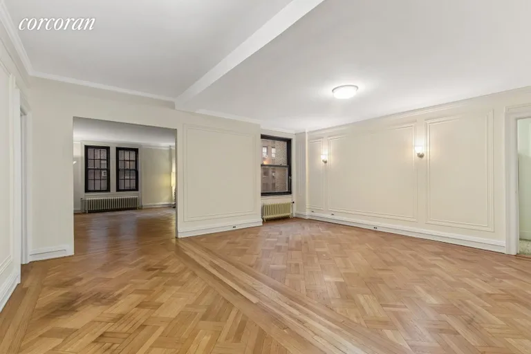 New York City Real Estate | View 890 West End Avenue, 8B | Dining Room/Library Existing | View 9