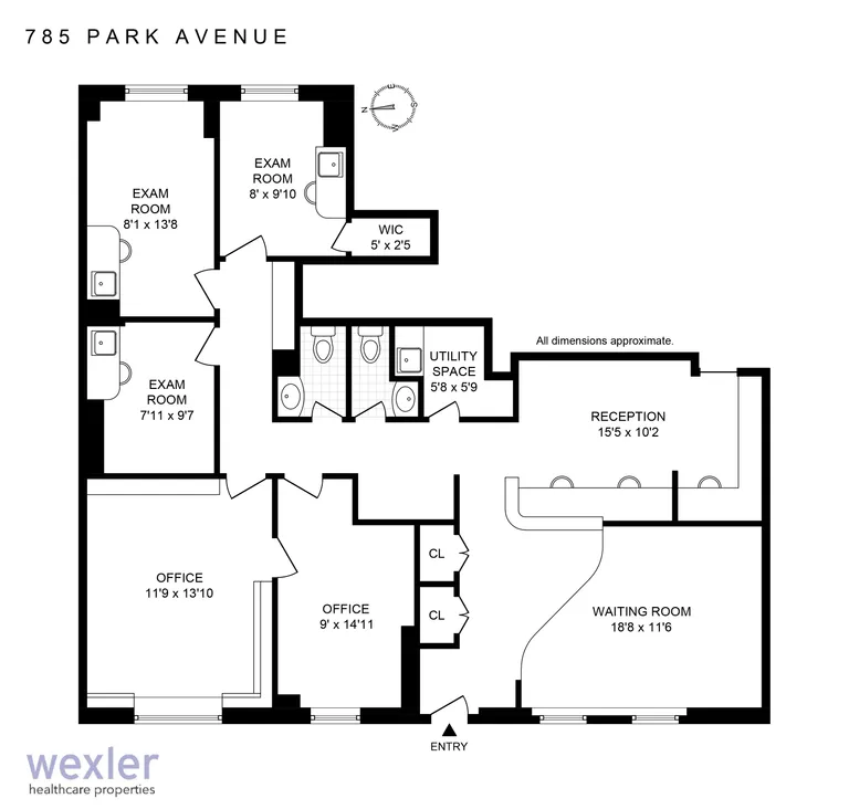 785 Park Avenue, 1C | floorplan | View 5