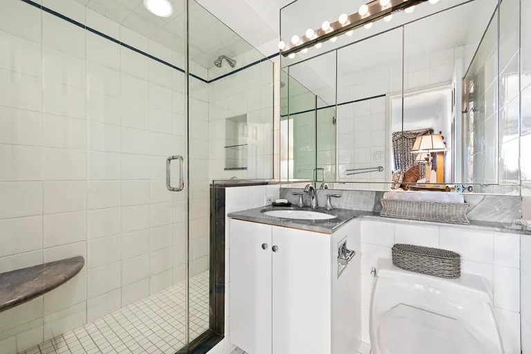 New York City Real Estate | View 115 East 87th Street, 19F | Master Bathroom Suite with Marble  | View 10