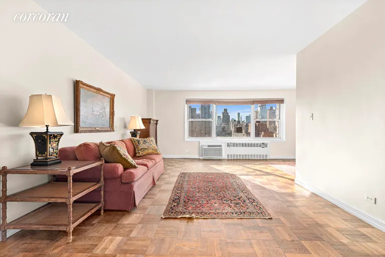 New York City Real Estate | View 440 East 79th Street, 16K | Living Room - Open Southern Views!  | View 2