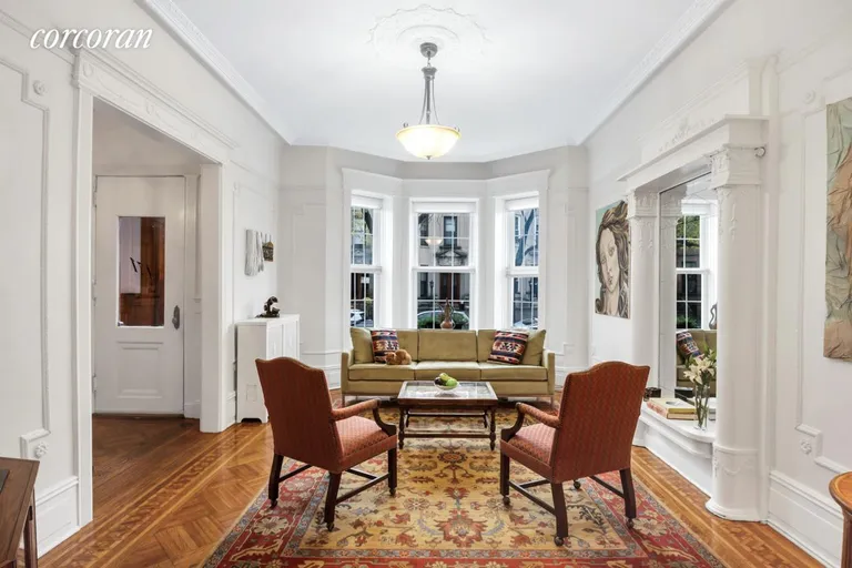 New York City Real Estate | View 171 Maple Street | Parlor with Pier Mirror | View 2