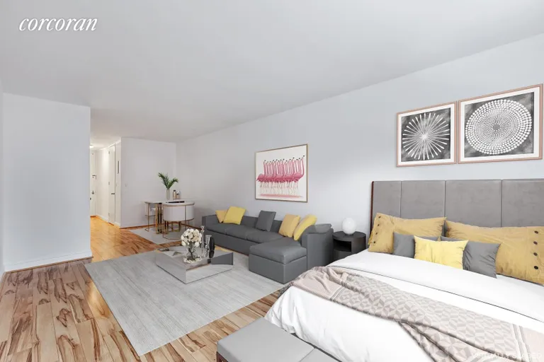 New York City Real Estate | View 393 West 49th Street, 2Q | 1 Bath | View 1