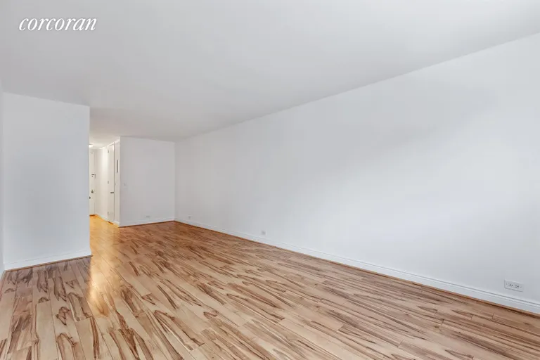 New York City Real Estate | View 393 West 49th Street, 2Q | Living Room | View 8