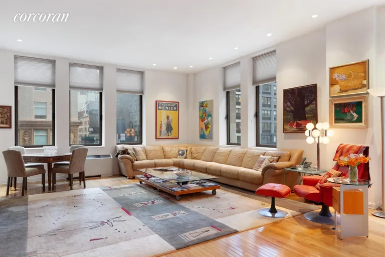 New York City Real Estate | View 252 Seventh Avenue, 4P | Living Room | View 3