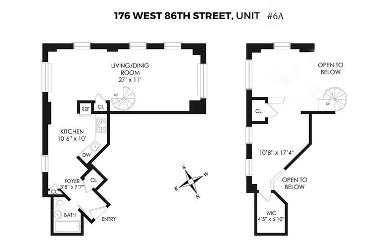 176 WEST 86TH STREET, 6A | floorplan | View 7