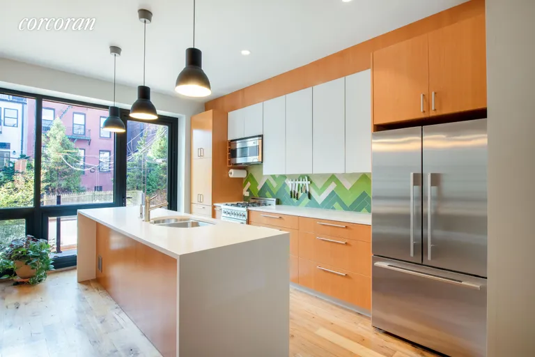New York City Real Estate | View 128 Carroll Street, GRDN | Modern Kitchen w/ Center Island | View 3