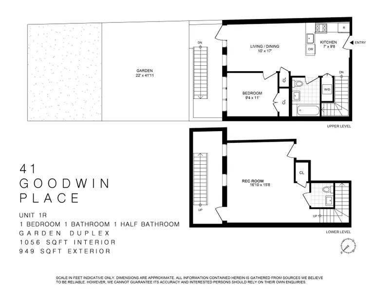 41 Goodwin Place, 1R | floorplan | View 6