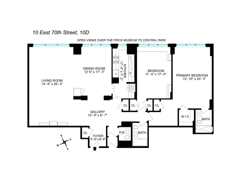 10 East 70th Street, 10D | floorplan | View 16
