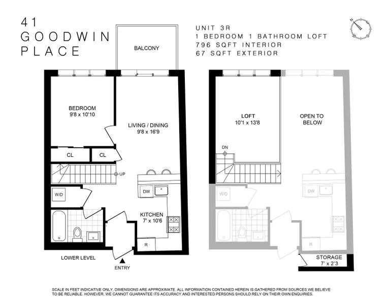 41 Goodwin Place, 3R | floorplan | View 9