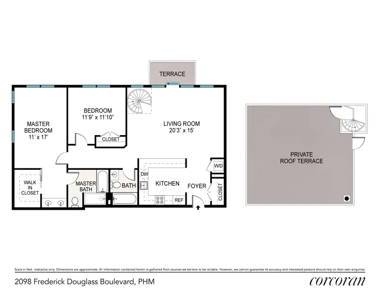 2098 Frederick Douglass Blvd, PHM | floorplan | View 8
