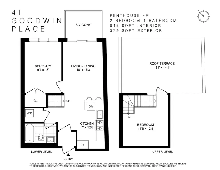 41 Goodwin Place, 4R | floorplan | View 7