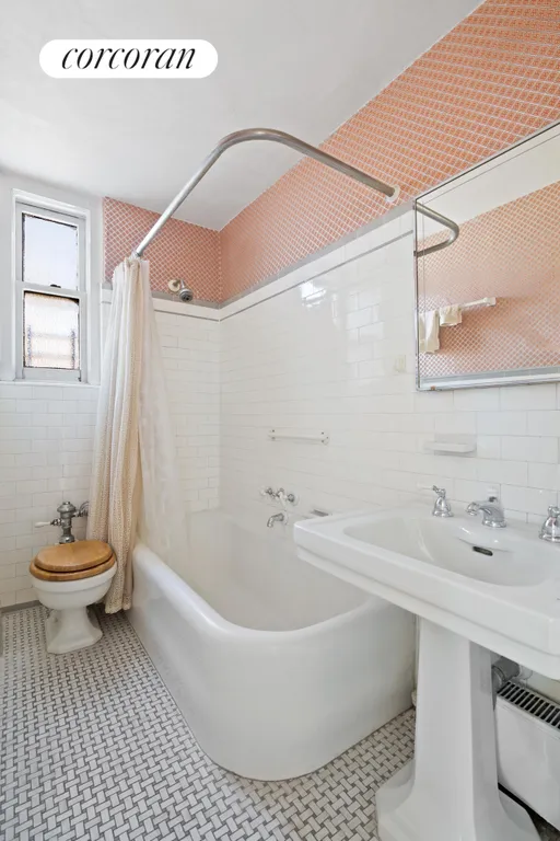 New York City Real Estate | View 12 West 96th Street, 12D | Hall Bathroom | View 6