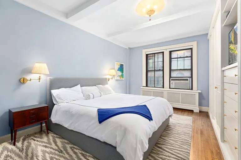 New York City Real Estate | View 17 West 71st Street, 2B | Gracious Primary Bedroom with wall of closet | View 10