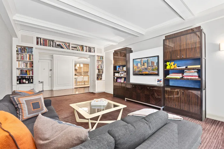 New York City Real Estate | View 17 West 71st Street, 2B | 9'-4" High beamed ceilings | View 3