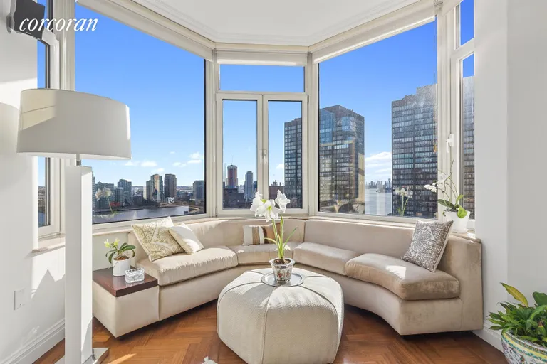 New York City Real Estate | View 400 East 51st Street, 21C | Living Room | View 3