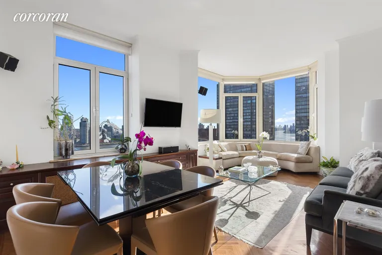 New York City Real Estate | View 400 East 51st Street, 21C | Living Room | View 2