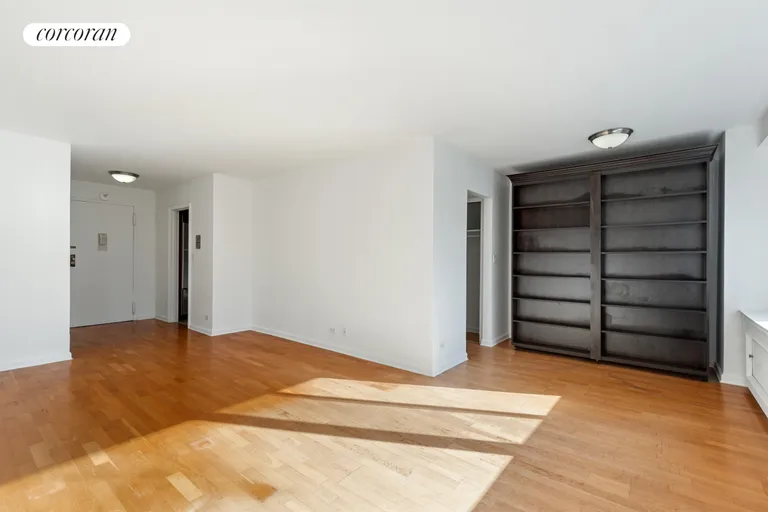 New York City Real Estate | View 382 Central Park West, 12F | Alcove has custom murphy bed | View 3