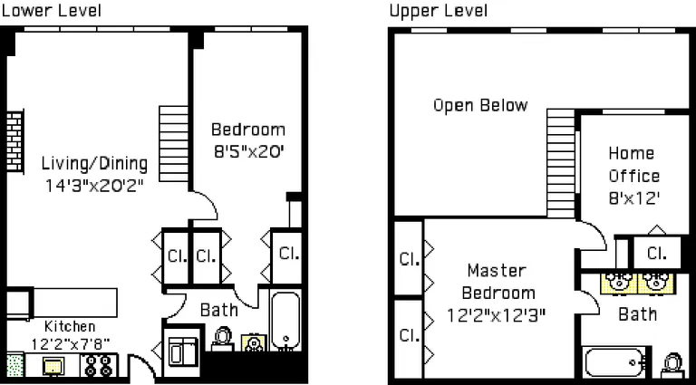 121 Pacific Street, A1E | floorplan | View 9
