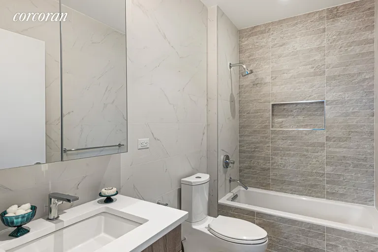 New York City Real Estate | View 46-20 11th Street, 1A | Main Bathroom | View 7