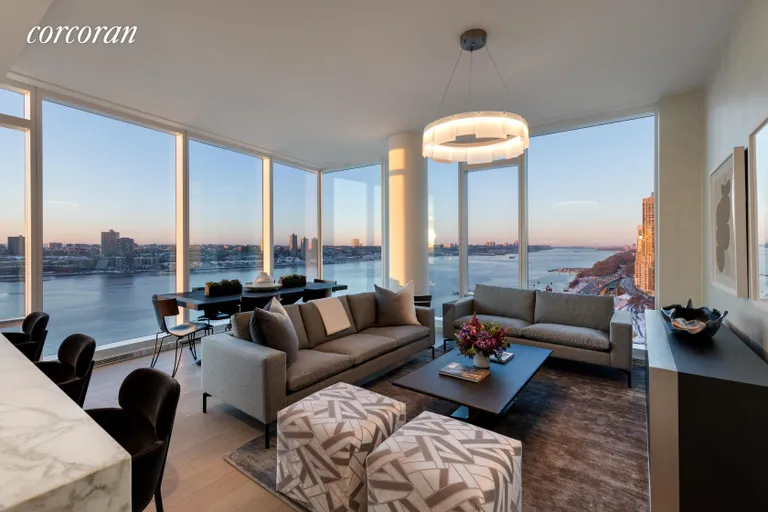 New York City Real Estate | View 30 Riverside Boulevard, 30B | Living Room | View 4