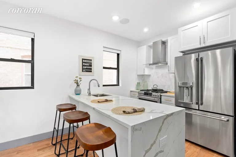New York City Real Estate | View 72 Granite Street | Chef's kitchen with waterfall countertop! | View 4